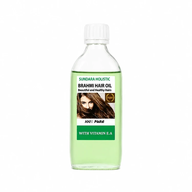 روغن تقویت‌کننده و پرپشت‌کننده مو براهمی اصل تقویت ریشه، کاهش ریزش و افزایش ضخامت مو