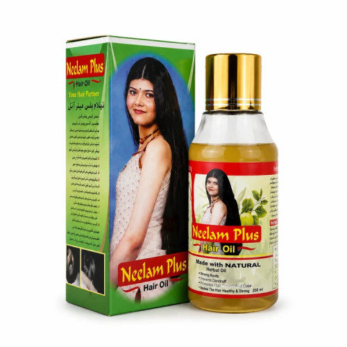 روغن رویش مو هندی نیلام پلاس (174 گیاه) تقویت رشد، کاهش ریزش و افزایش ضخامت مو