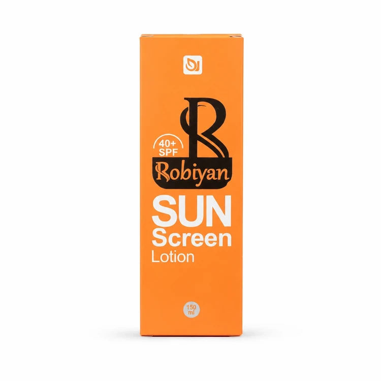 لوسیون ضد آفتاب SPF40 بی‌رنگ روبیان (Robiyan) | محافظت روزانه از پوست